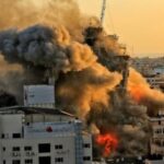 شهادت دست کم ۶۰ نفر در حمله اسرائیل به اردوگاه المغازی