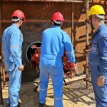 نیروهای آتش نشانی، اورژانس و کنترل ترافیک پالایشگاه،در کمترین زمان، بالای سر بیمار حاضرشدند